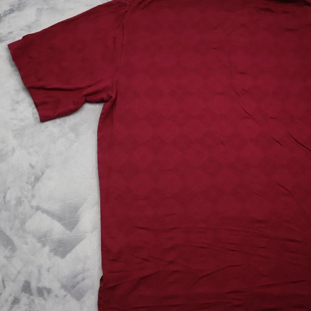 Polo Golf Ralph Lauren Shirt Mens M Red Wine Short Sleeve Classic